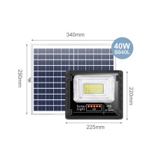 Outdoor Ip67 Waterproof Remote Control 40w Led Flood Lights Solar